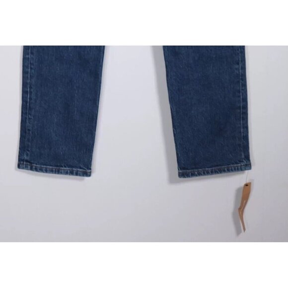 Reformation Women's 26 Dark Blue Liza Ultra High Rise Straight Leg Denim Jeans - Picture 3 of 11